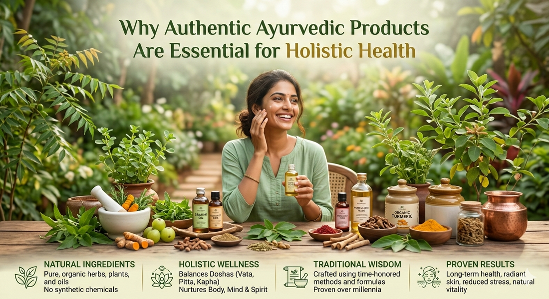 Why Authentic Ayurvedic Products Are Essential for Holistic Health